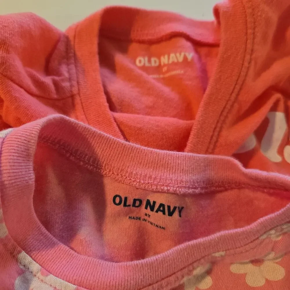 Old‎ Navy Big Sis/Floral Boho Shirt Bundle 2T